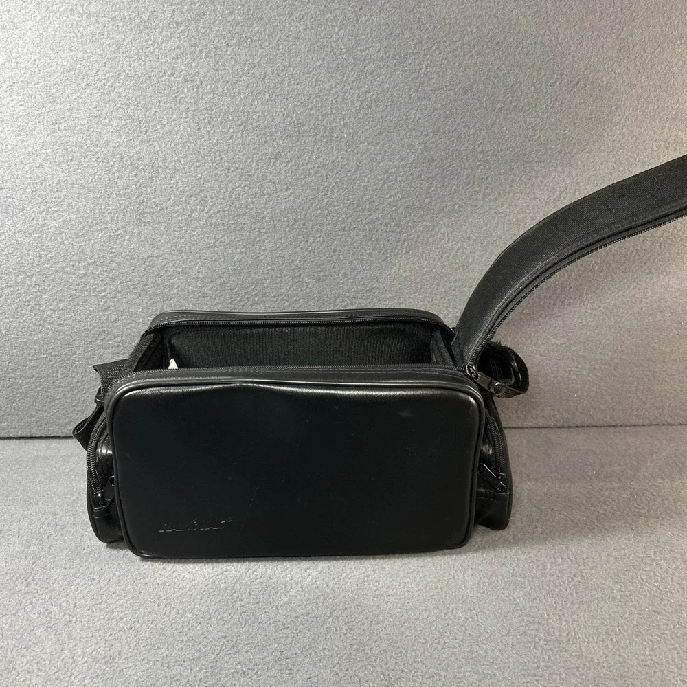 Vintage Black Rayovac‎ Camcorder Leather Carry Case Bag Accessory